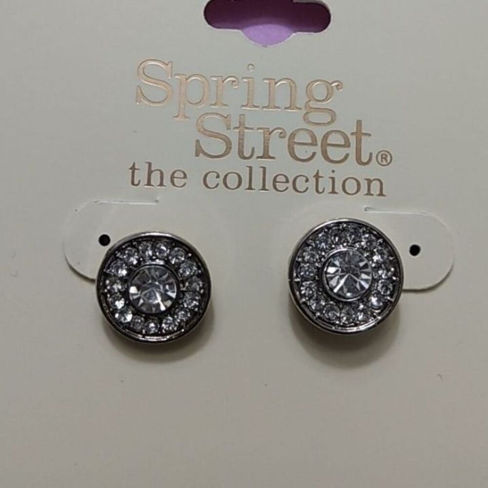 Spring Street rhinestone earrings